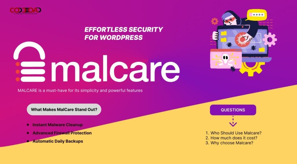 Best WordPress Security Plugins in 2025: The Ultimate Guide to Protect Your Website 3 MalCare: Effortless Security for WordPress